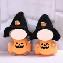 1pc, Clothing Only, Halloween Doll Clothes Suitable For Labubu, Pumpkin Hat, Pumpkin Pants, Devil Pumpkin Outfit, Costume Props For Display - Multicolor - View 4