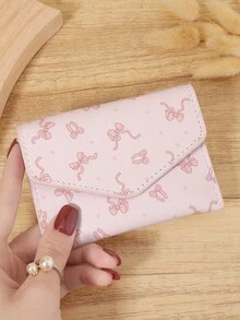 Women's Fashionable Printed Envelope Style Card Bag,Lightweight And Portable Credit Card Bag, Suitable For Outdoor And Travel - Pink - View 7