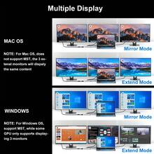 12-In-1 USB-C Hub WAVLINK, Triple Display Docking Station With Video Outputs, 85W PD Charging, Gigabit Ethernet, SD/TF Card Reader For Laptops/PCs - View 4