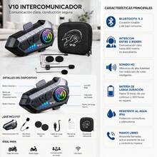 Motorcycle Intercom With Noise Cancellation - A - View 2