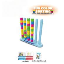 Color Matching Stacking Challenge Game, 50‑Card Speed Thinking Puzzle Toy, Educational Brain Teaser Stacking Game, Family Party Game Night Toy, 6+ Kids Ideal Birthday Holiday Gift For Boys Girls - Multicolor - View 10