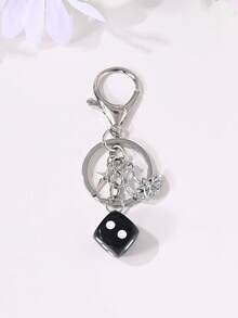 1pc Halloween Cross Heart Bat Skull Skeleton Spider Spider Web Star Dice Sword Backpack Charm Creative Gift - Multicolor - View 13