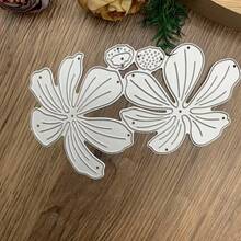 Double Layer Flower Metal Handmade Cutting Mold DIY Greeting Card Scrapbook Paper Craft Embossing Die - XP108 - View 1