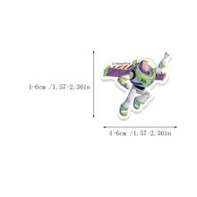 50 Disney Woody Buzz Lightyear Stickers - Classic Cartoon Movie Fun Cool Graffiti Decals For Laptops, Journals, Phone Cases, Backpacks, Envelopes, Labels, Magazine DIY Decals - Multicolor - View 4