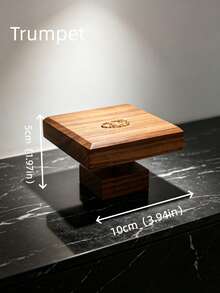Walnut Floating Display Stand, Storage Rack For Jewelry, Cosmetics, Perfume, Dolls, Models, Desktop Display, Photography Props, Available In Small, Medium, Large Sizes - Multicolor - View 8