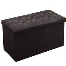 Folding Storage Ottoman Cushion Bench Seat Toy Box 76cm - GB036 - View 7