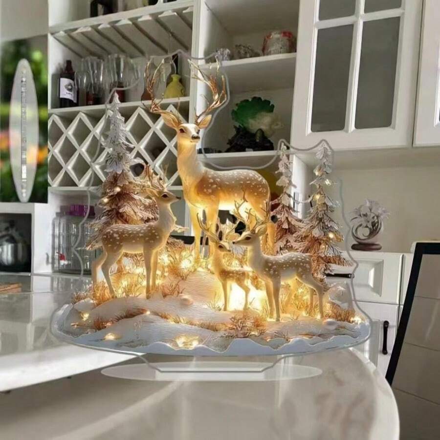 حامل عرض أكريليك زخرفي حرفي هدية لعيد الأم، عيد الأب، عيد الفصح، عيد الميلاد - A - مشاهدة 1