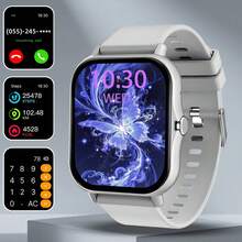 Smart Watch With 180mAh Large Capacity Battery; 1.83-Inch HD Screen; Wireless Calling; Message Notification; Weather Forecast; Watch Face Wallpaper; Colorful Strap; Fashion Style; Best Gift Choice, Suitable As Gift For Friends, Holiday Gift - Multicolor - View 12