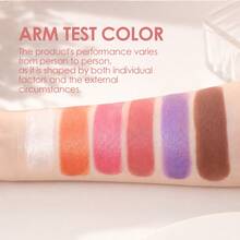 Julystar maquillaje profesional Colorete de larga duración pigmentado Colorete en crema - Rojo - Ver 5