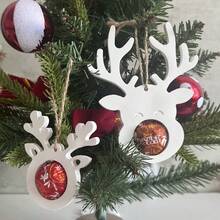 Christmas Reindeer Silicone Mold, Dual Size Deer Head Resin Casting Mold, Suitable For DIY Hanging Decorations, Plaster Crafts And Holiday Coasters - Multiple Styles - View 2
