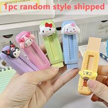 SANRIO Set 1/3/5 buah Penghapus Tarik-Dorong Karakter 3D Lucu, Warna Macaron Segar, Desain Batang Dorong yang Dapat Ditarik, Menghapus Bersih dengan Sedikit Serpihan, Ringkas dan Portabel, Cocok untuk Siswa Menulis dan Mengoreksi, Alat Tulis yang Sangat Menarik dan Menggemaskan - MultiWarna - View 9