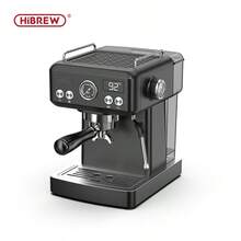 HiBREW ماكينة قهوة إيطالية نصف أوتوماتيكية H10A، هيكل من الفولاذ المقاوم للصدأ، خزان مياه سعة 1.8 لتر قابل للإزالة، استخلاص ذهبي بضغط 20 بار، حماية مزدوجة للتحكم في درجة الحرارة عبر OPV+NTC، مقياس ضغط مرئي، مقبض تجاري بمقاس 58 مم، يدعم وضع الاستخلاص الساخن/البارد المزدوج - قابس اتحاد أوروبي نوع F (220 إلى 240 فولت) - مشاهدة 13