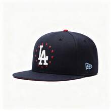 New Era 59FIFTY LA Dodgers Stars Black Red 68320 - Black - View 1