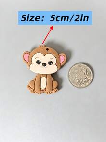 10pcs Cute Animal Fridge Magnets Set, Magnetic Stickers Including Elephant, Tiger, Lion, Monkey, Giraffe And Other Jungle Animals, DIY Stickers, Soft Creative Rubber Magnets, Party Decoration, Fridge Magnets, Kitchen And Office Whiteboard, Cabinet And Dishwasher Decoration, Home Decor, Spring And Easter Gift, Must-Have For Animal Lovers - A - View 6