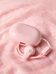 New Wireless Bluetooth Earbuds, Acoustic Technology Compact Design, High Fidelity Sound Quality, Ultra-Light Semi-In-Ear Fit, Secure Sports Wear, Large Capacity Charging Case, Includes Halter - one-size - View 2