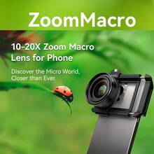 APEXEL Super Macro Lens Compatible With Iphone, 10X-20X Zoom Mobile Macro Photography Lens With M37mm Clip, Compatible With Almost All Smartphones, Phone Photo & Video Accessory. - A - View 4
