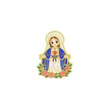 Christian Virgin Mary Jesus Brooch Set, Enamel Lapel Pins, Religious Decorative Badges For Backpacks Clothes Hats, Beat Gift For Women Girls Christian - Multicolor - View 16