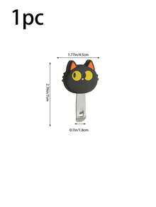1/2/3pcs Cartoon Animal Magnetic Bottle Opener, Tiger Capybara Black Cat Funny Design, PVC Soft Rubber Fridge Magnet, Home Beer Opener, Cute Creative Home Decor Tool Ornament, Bar Tool - Multicolor - View 12