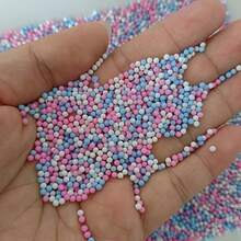 2,000pcs 0.2cm/0.08in Colorful Acrylic Micro Beads DIY Filler Accessories - Multicolor - View 7
