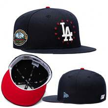 New Era 59FIFTY LA Dodgers Stars Black Red 68320 - Black - View 4