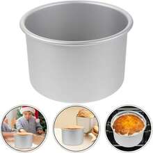 Aluminum Round Cake Pan, Deep Side Round Baking Pan, Cake Pan With Removable Bottom - View 5