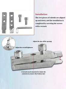 Adjustable Faucet Valve Removal Tool - Pipe And Screw Removal Tool With Soft Blue Handle, Pipe Maintenance Set - A - View 5