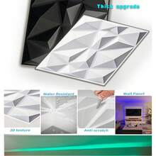 Modern 3D Self-Adhesive Wall Panels, Suitable For DIY Installation, Easy To Splice, Suitable For Living Rooms, Bedrooms, And Offices, Soundproof Wallpaper, Peel-And-Stick Design, Self-Adhesive Wall Tiles - B - View 5