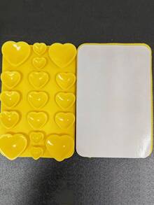 Silicone Heart-Shaped Suction Cup Phone Stand, Wall-Mounted Phone Holder With Single-Sided Adhesive Suction Cup, Suitable For Multiple Phone Models - Multicolor - View 15