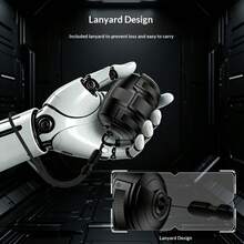 Compatible With Airpods 4 5 Pro Pro 2 Pro 3 Case, 360° Rotating Magnetic Lock Mecha Shockproof Cover Includes An Anti-Lost Lanyard - Multicolor - View 3