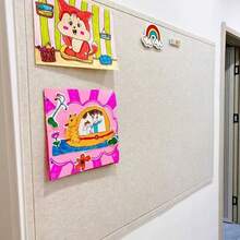 1pc Rectangular Felt Bulletin Board Multi-Function Message Board Minimalist Display Board - 1PC - View 12