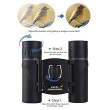 40*22 High Definition Zoom Portable Binoculars, Long Range Binoculars, High Magnification Outdoor Binoculars - Binoculars - View 3