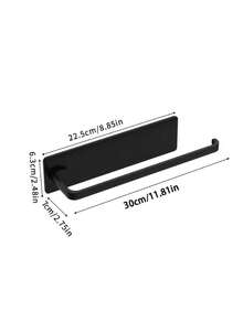 2/1pc Minimalist Kitchen/Bathroom Storage Rack, Can Be Used As Paper Towel Holder, Napkin Holder, Dishcloth Rack, Home Decor, Kitchen Accessories Storage, Bathroom Storage Rack/Kitchen Bathroom Accessories/Home /Halloween And Christmas Gifts - Upgraded Version - View 5