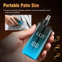 LQT Household Grooming Kit(2pcs/3pcs/4pcs), Cordless Rechargeable Hair Clipper & T‑Blade Trimmer & Foil Shaver & Nose Hair Trimmer, LED Digital Display, With Multiple Guide Combs, USB-C Charging, Christmas Holiday Gift For Men - View 10