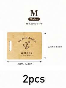 Custom Cutting Board, Rustic Personalized Cheese Board And Serving Tray For Kitchen And Dining Table, Customized Names And Date Keepsake, Customizable Gift For Couples, Wedding, Anniversary, Housewarming, Thanksgiving And Christmas - Style a - View 11