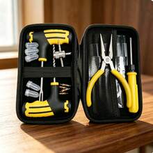 Car Tire Repair Kit, Heavy Duty Tubeless Tire Perforation Repair Tool Set, Portable Emergency Tire Blowout Repair Kit, Suitable For Cars, Motorcycles, SUVs, ATVs - A - View 6