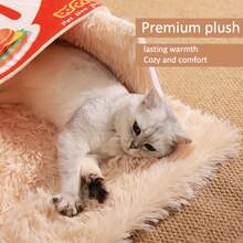 Snack Box Cat Bed Pet Cat Dog Bed, Rectangular Fully Enclosed Cookie Box, All-Season Pet Bed, Best Gift For Animal Friends - Multicolor - View 6