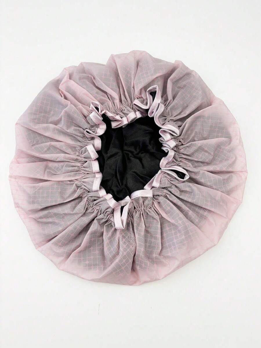 1/3pcs Double Layer Hair Care Cap, Anti-Hair Loss Cap, Postpartum Cap, Hair Oil Cap, Hair Mask Cap, Wet/Dry Hair Cap, Sleeping Cap - Multicolor - View 1