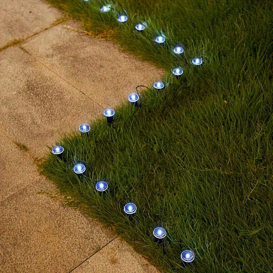 Sleek Solar Tube Path Lights, Gentle Warm Glow, Waterproof & Durable Stake Design, Dusk‑To‑Dawn Sensor, Beautiful Landscape Lamps For Garden Path, Lawn And Outdoor Dining Area