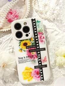 60pcs/Set Spring Floral Series Stickers, Includes Various Floral Stickers, Suitable For DIY Notebook Creation, Floral Decoration And Decorative Stickers. Applicable Materials Include Glass, Notebooks, Etc., Used For Making Decorative Stickers. - Set - View 6
