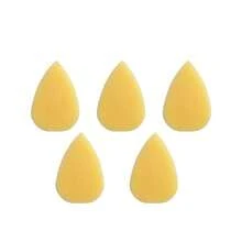 5pcs High Density Multi-Shape Face Painting Sponge Set, Water Drop, Petal, Leaf, Crescent-Shaped And Angled Sponges, Suitable For Adult Body Painting And Makeup Blending, Back To School Supplies - Multicolor - View 13