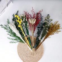 10 Kind Christmas Halloween DIY Artificial Flower Material Kit Mixed Preserved Flowers Bouquets With Lavender Roses Eucalyptus And Other Florals For DIY Crafts Home Decor Wedding Arrangements Party Supplies - MY-902 - View 3