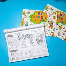 This 32-Page Spanish Alphabet Coloring And Tracing Book Is Designed For Children, Combining Education And Entertainment. It Features Cute Illustrations, Early Learning Creativity, And Handwriting Practice Suitable For Toddlers. It's An Excellent Gift For Preschool Children To Learn Letters And Vocabulary, Perfect For Birthdays, Christmas, Back-To-School, And Other Occasions. - A4 - View 5