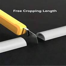 Self-Adhesive Floor Cable Cover, Anti-Crush Wear-Resistant Wiring Duct, Durable Wire Organizer Cable Protector For Home Office Floor Wire Management,Can Be Cut To Any Length, Available In 1-Meter, 2-Meter, 3-Meter, And 5-Meter Lengths. - A - View 5