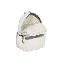 Adidas Minimalist Versatile Double Zipper Fabric Backpack Pain Bag Medium Unisex Couple Style Aluminum Brown - Beige - View 4
