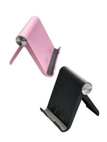 1/2pcs Foldable Portable Phone Stand, Premium ABS Desktop Stand, Adjustable Angle Universal Stand, Multi-Angle Foldable Desktop Support, Lightweight Portable Pocket Size Design, Suitable For All Smartphones And Tablets, Stable Non-Slip Desktop Storage - Multicolor - View 10