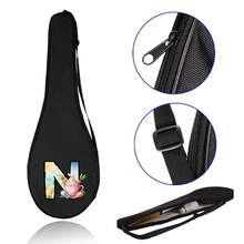 1pc Badminton Racket Bag, Shoulder Bag, Sports Equipment Storage Bag, Protective Cover, Portable Sports Storage Bag, Sports Equipment Accessories - Black - View 10