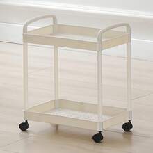 1pc 2/3/4/5-Tier Rolling Storage Cart, Plastic Material, Multi-Functional For Office, Kitchen, Bathroom And Bedroom Organization, Outdoor Decor - Car Storage Rack/Black - View 13