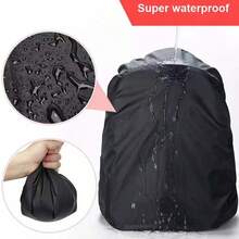 Backpack Rain-Proof Cover Large-Capacity Foldable Hiking Backpack Dust And Sun Protection Cover Suitable For Hiking Camping Mountaineering Outdoor Activities Initial Name 26 Letters Pattern - Black 60L - View 5