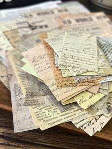 1pc Vintage Old Newspaper English Letter Background Decorative Paper (Random Style) - BQ961-morning Old Newspaper - View 6