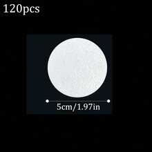 100個/120個/210個圓形蛋糕裝飾品，適用於DIY天鵝與玫瑰造型蛋糕邊緣，球形烘焙裝飾，生日與婚禮派對理想選擇 - 彩色 - 查看 10